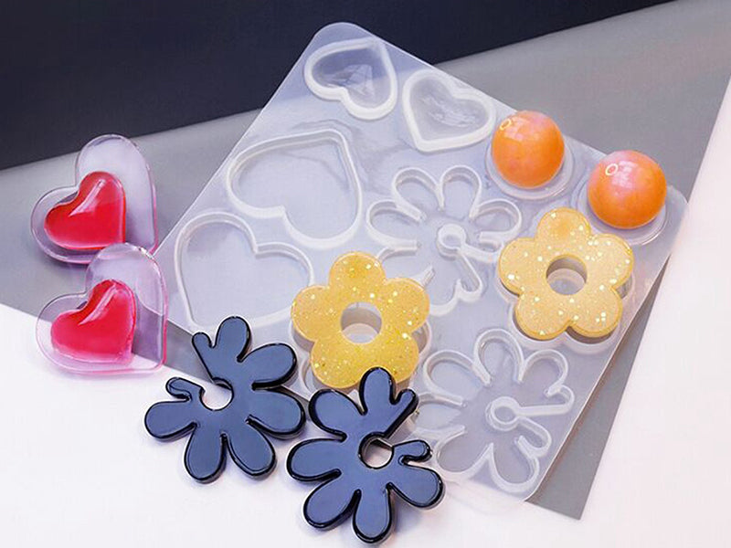 Achat Moule en silicone pour bijoux - Forme fleurs