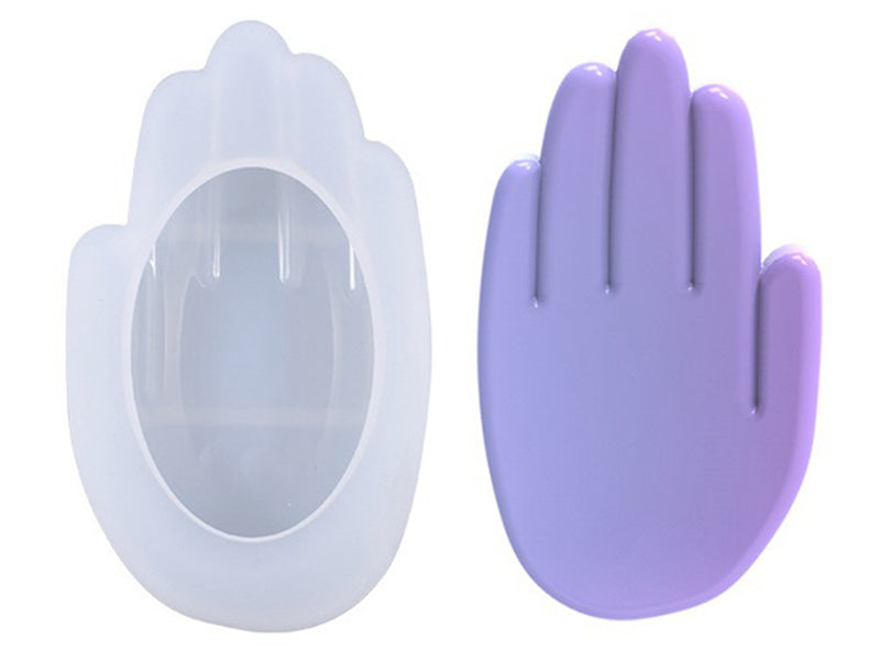 Achat Moule silicone - Vide-poche en forme de main - 9 cm