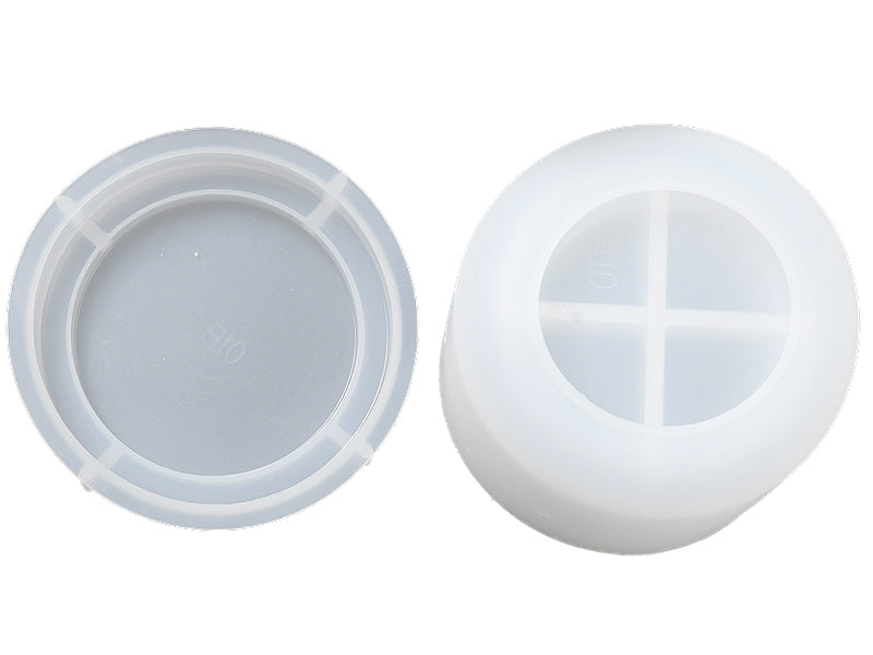 Achat Moule silicone - Boîte lisse et couvercle - 8 cm