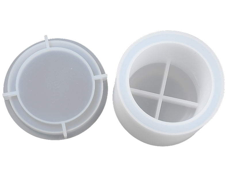 achat Moule silicone - Boîte lisse et couvercle - 8 cm