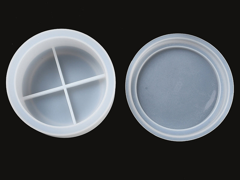 achat Moule silicone - Boîte lisse et couvercle - 11 cm