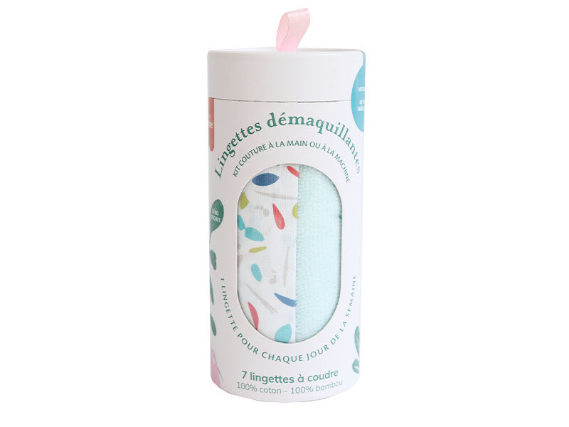 Achat Kit couture - 7 lingettes démaquillantes à coudre - Champs