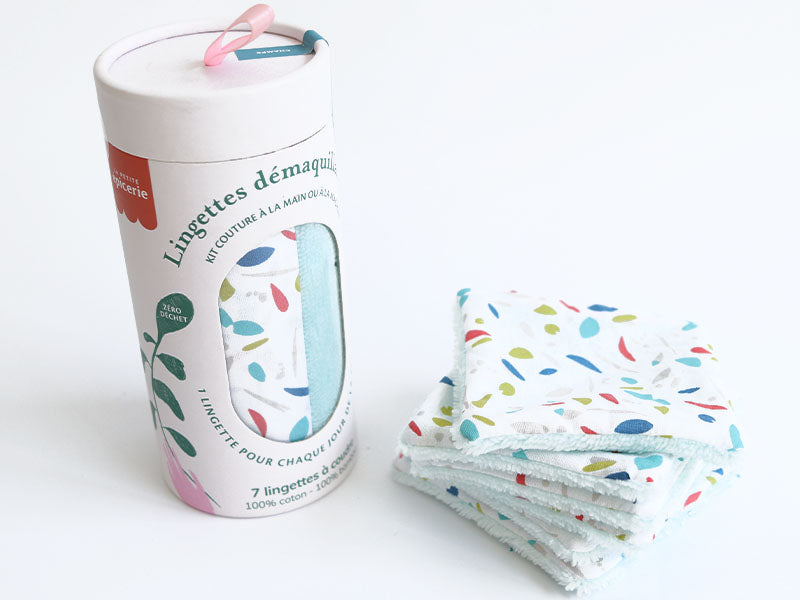 achat Kit couture - 7 lingettes démaquillantes à coudre - Champs