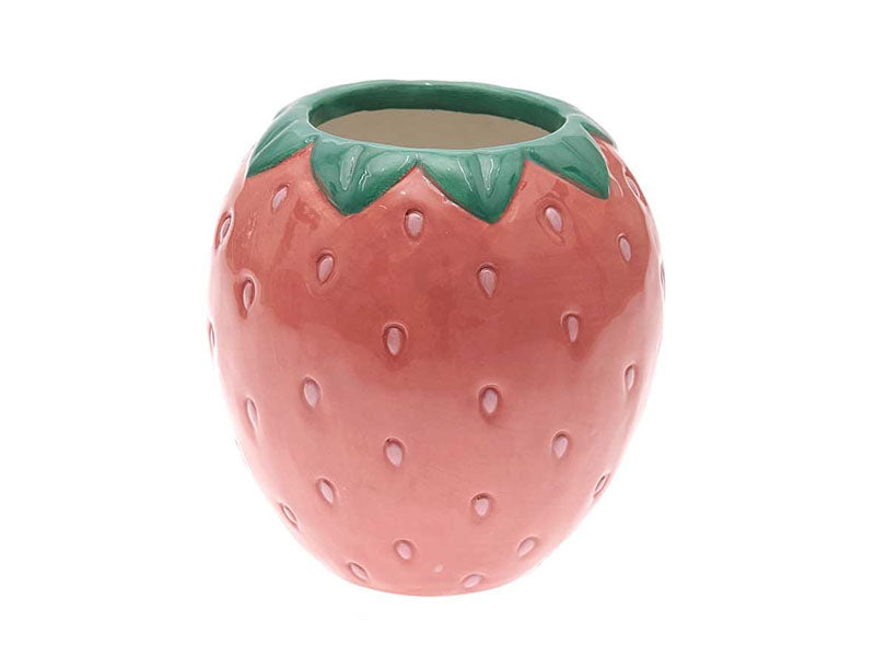 Achat Pot à crayons en céramique fraise