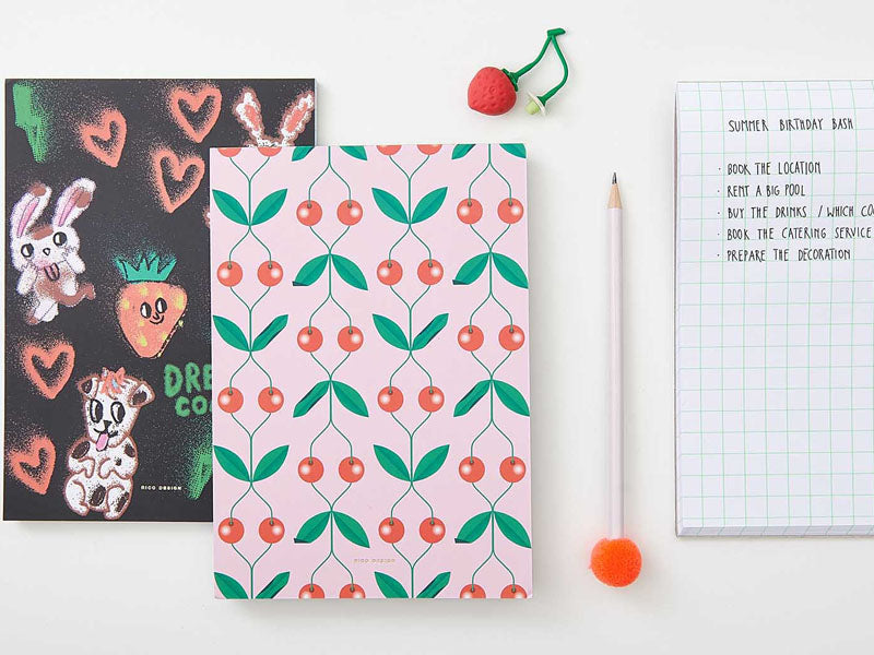 Achat Bloc-notes cerise