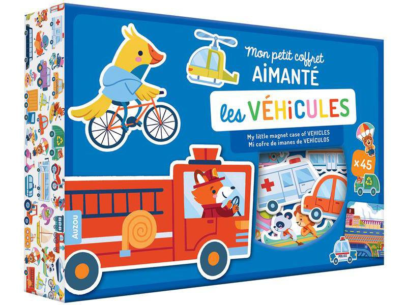 Achat Mon petit coffret aimanté - Les véhicules