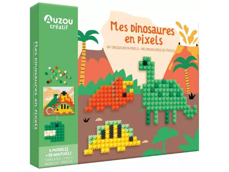 Achat Mes créations en pixels - Dinosaures - Mon coffret d'artiste