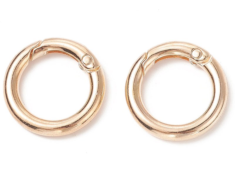 achat Fermoir mousqueton rond pour bijoux de téléphone - doré - 25 mm