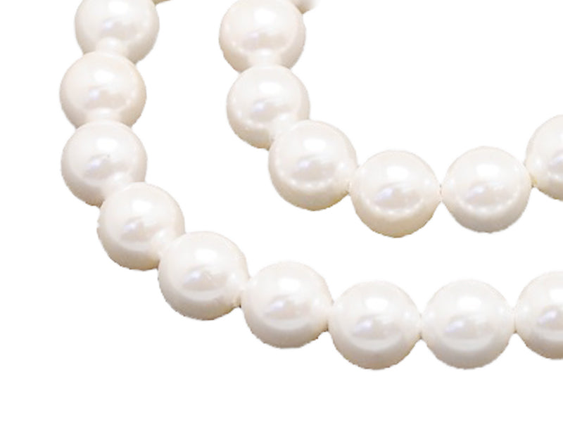 Achat 20 perles rondes effet culture - 6 mm