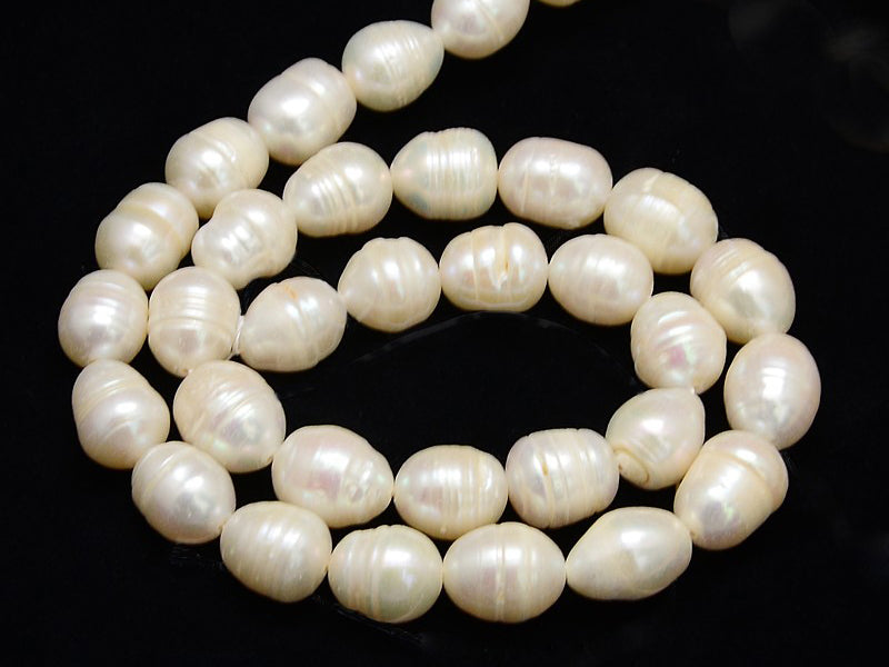 achat 20 perles de culture forme grain de riz - 9 mm environ