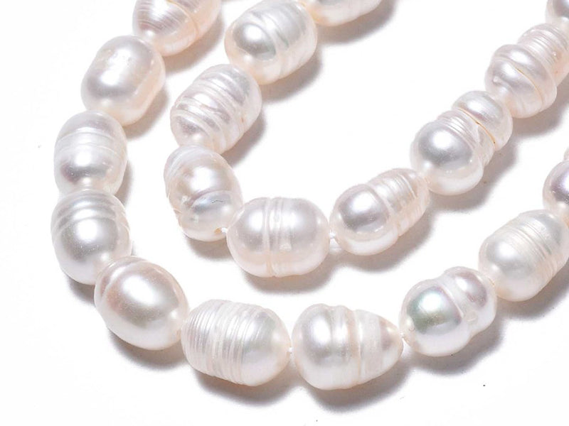 achat 20 perles de culture forme grain de riz - 10 mm env