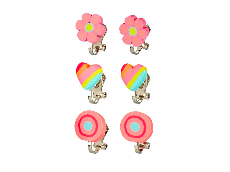 Achat Lot de 3 paires de boucles d'oreilles à clip - Miranda