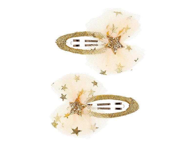 Achat Lot de 2 barrettes Marie - Noeud en tulle