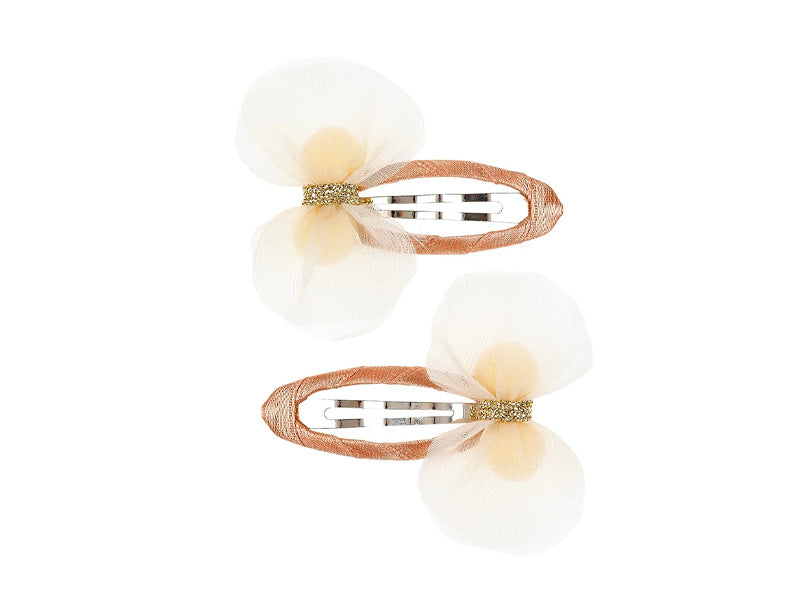 achat Lot de 2 barrettes Martha - Noeud en tulle