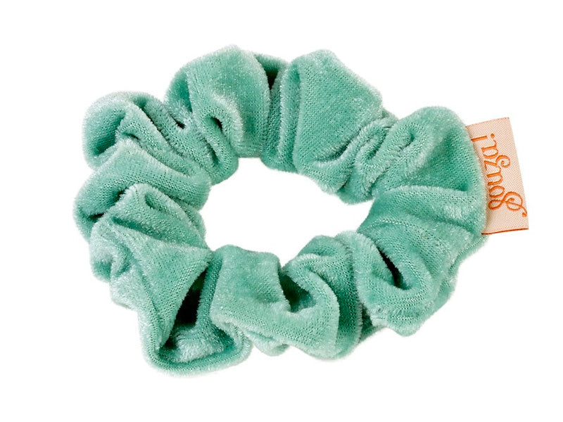 Achat Chouchou Titia - Velours vert menthe