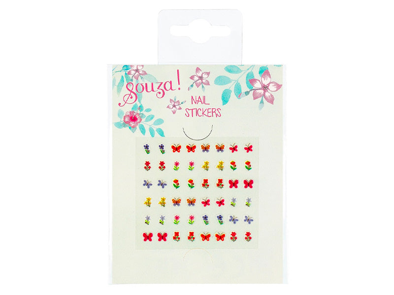 Achat Autocollants pour les ongles - Fleurs et papillons