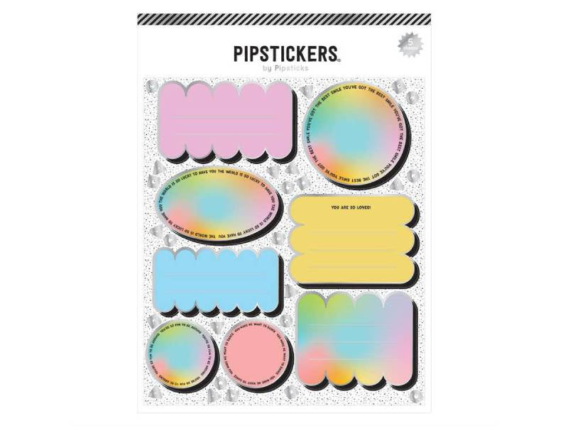 Achat Lot de 5 planches d'étiquettes pastels