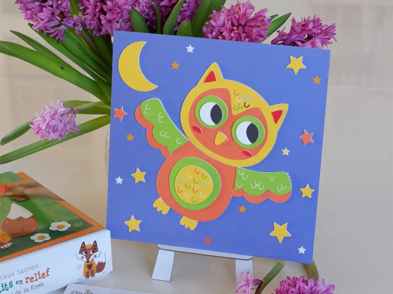 Achat Coffret créatif portraits en relief - Animaux de la forêt