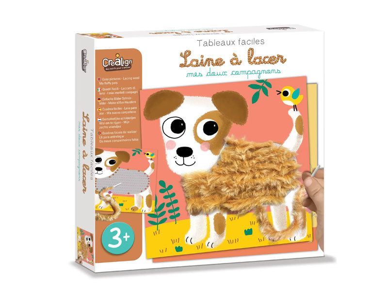 Achat Coffret créatif Laine à lacer "Mes doux compagnons"