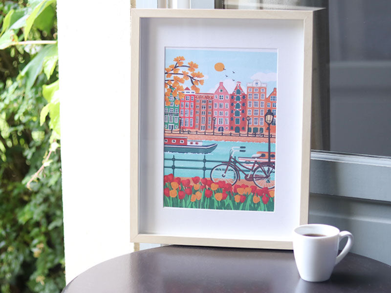 achat Coffret peinture au numéro - Petit Pinceau - Amsterdam par Nidhi Kachhadiya