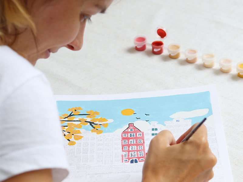 achat Coffret peinture au numéro - Petit Pinceau - Amsterdam par Nidhi Kachhadiya