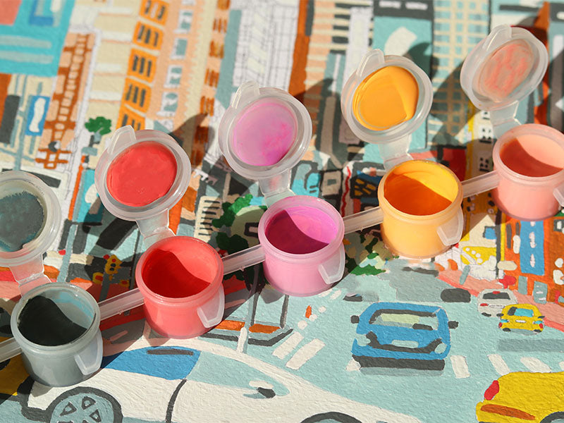 achat Coffret peinture au numéro - Petit Pinceau - Broadway and West 53RD par Grace Helmer