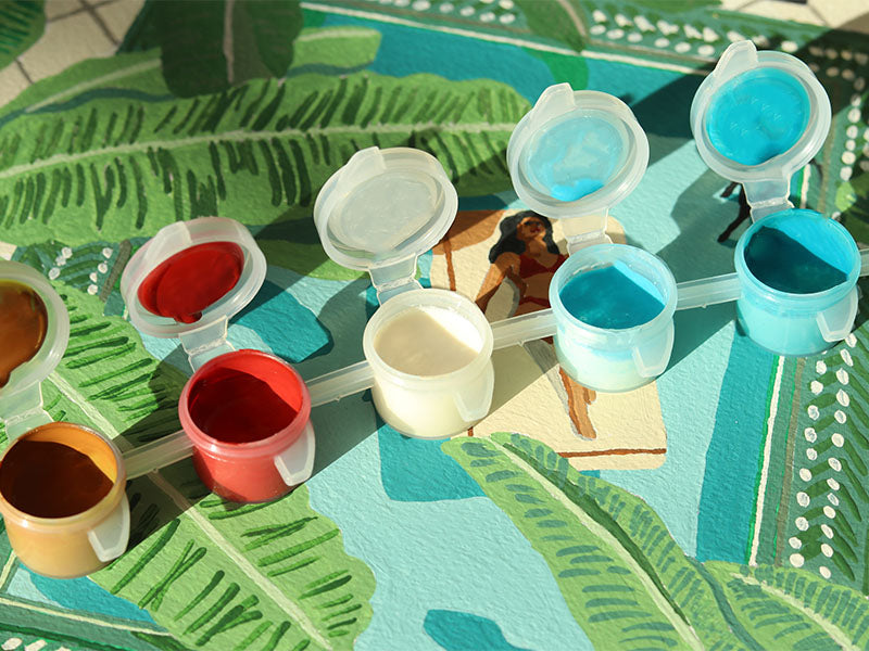 achat Coffret peinture au numéro - Petit Pinceau - Daydreaming par Nora Dong