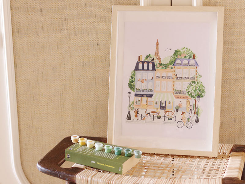 Achat Coffret peinture au numéro - Petit Pinceau - Paris par Sabina Fenn