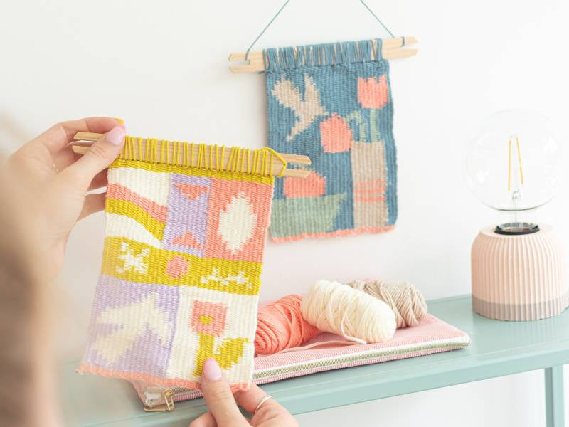 achat Kit DIY Mercerie - Mon tissage mural - Pop