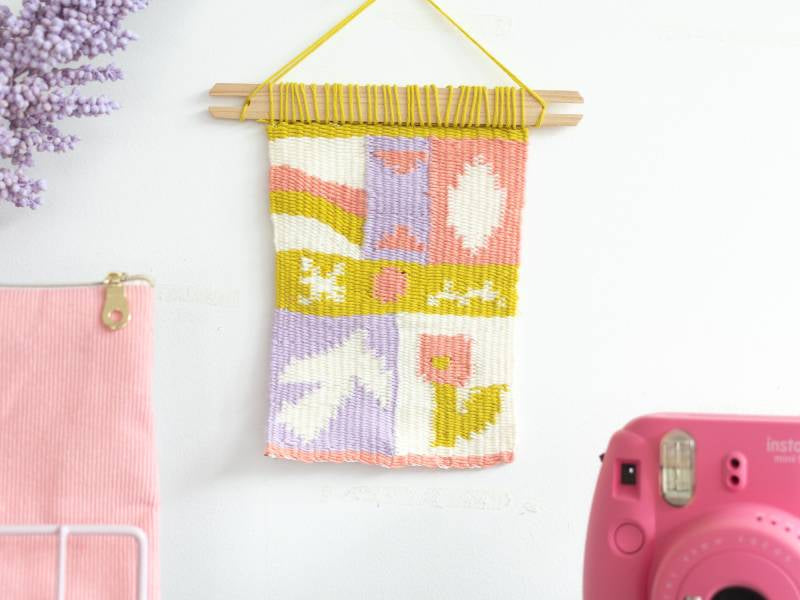 achat Kit DIY Mercerie - Mon tissage mural - Pop