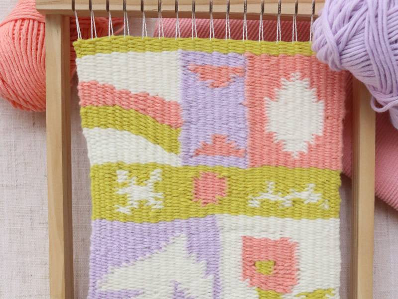 achat Kit DIY Mercerie - Mon tissage mural - Pop