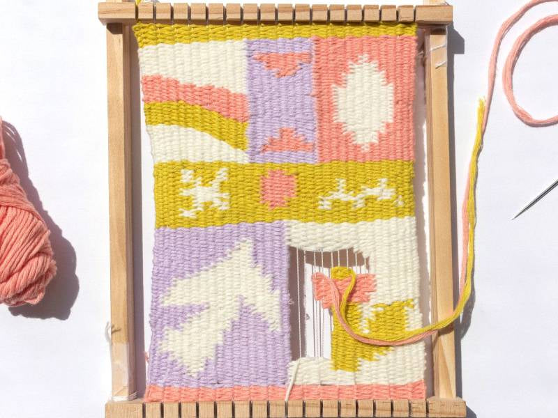achat Kit DIY Mercerie - Mon tissage mural - Pop