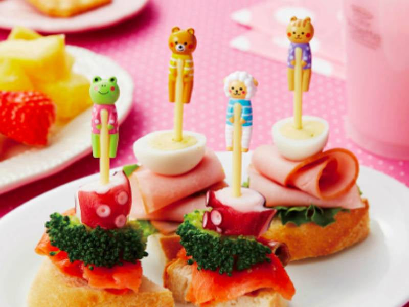 Achat Lot de 4 piques pour apéritif - Animaux