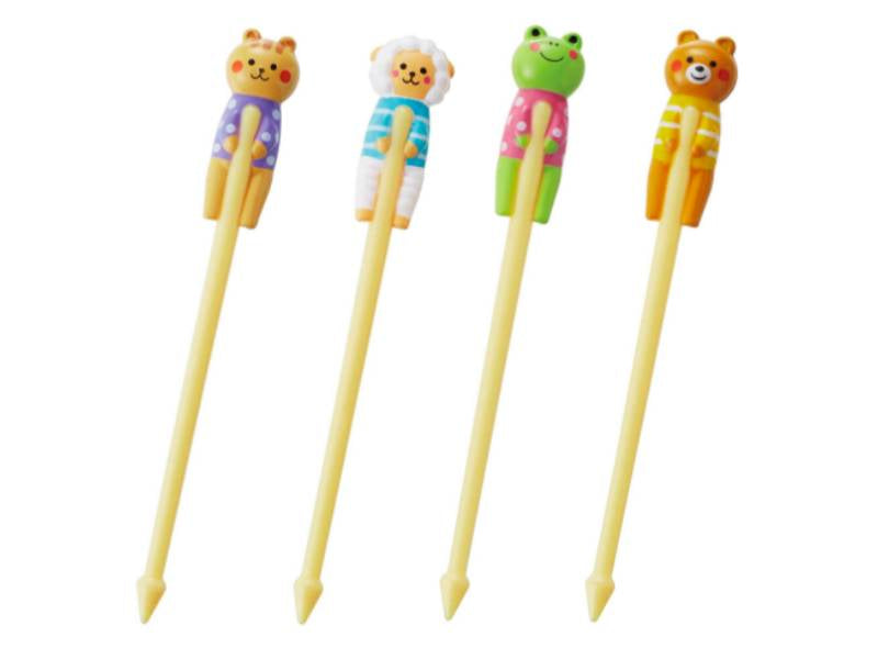 Achat Lot de 4 piques pour apéritif - Animaux