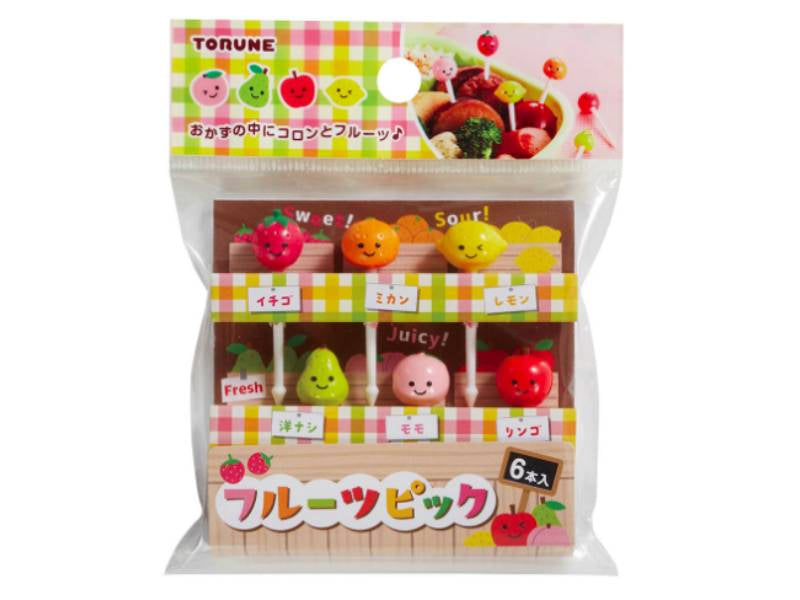 achat Lot de 6 piques pour apéritif - Fruits