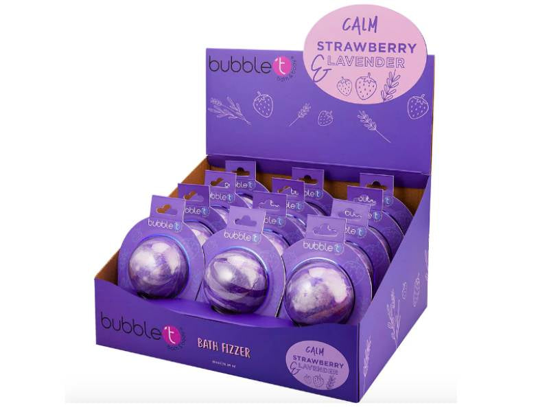 Achat Bombe de bain - Fraise et lavande