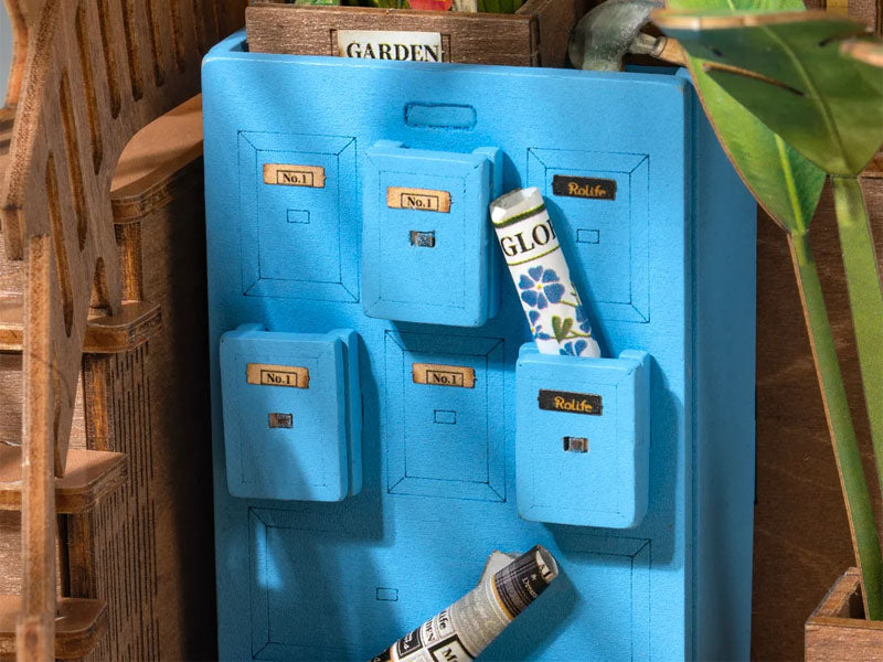 Robotime Rolife – Book Nook – Maison de jardin miniature Robotime Rolife – Book Nook – Maison de jardin miniature