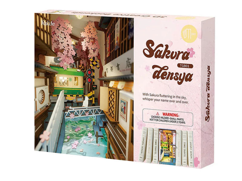 achat Book Nook - Pièce miniature - Sakura Densya