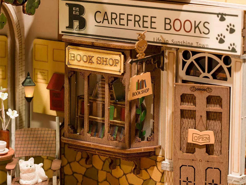 achat Book Nook - Pièce miniature - Ville ensoleillée