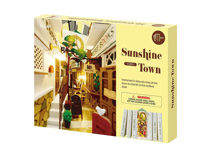 achat Book Nook - Pièce miniature - Ville ensoleillée
