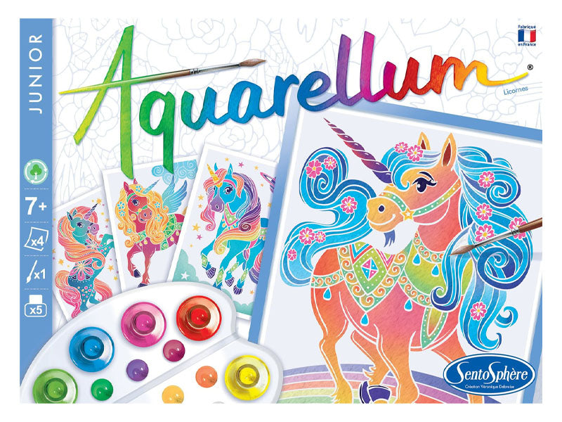 Achat Coffret Aquarellum junior - Licornes