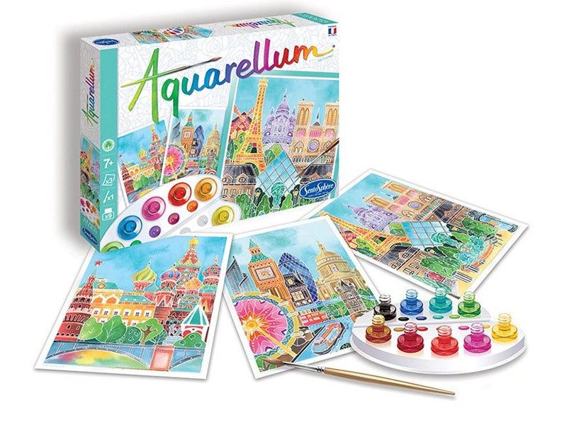 Achat Coffret Aquarellum - Les capitales