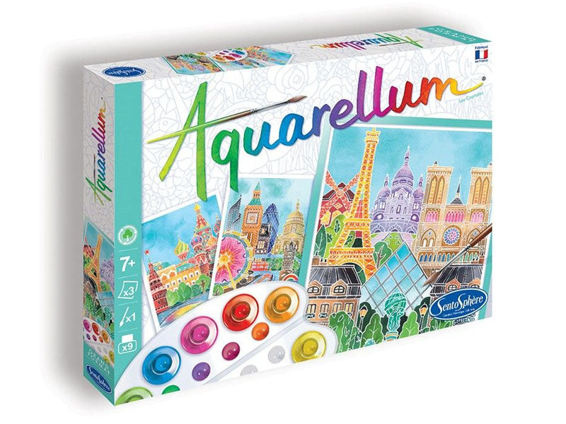 Achat Coffret Aquarellum - Les capitales