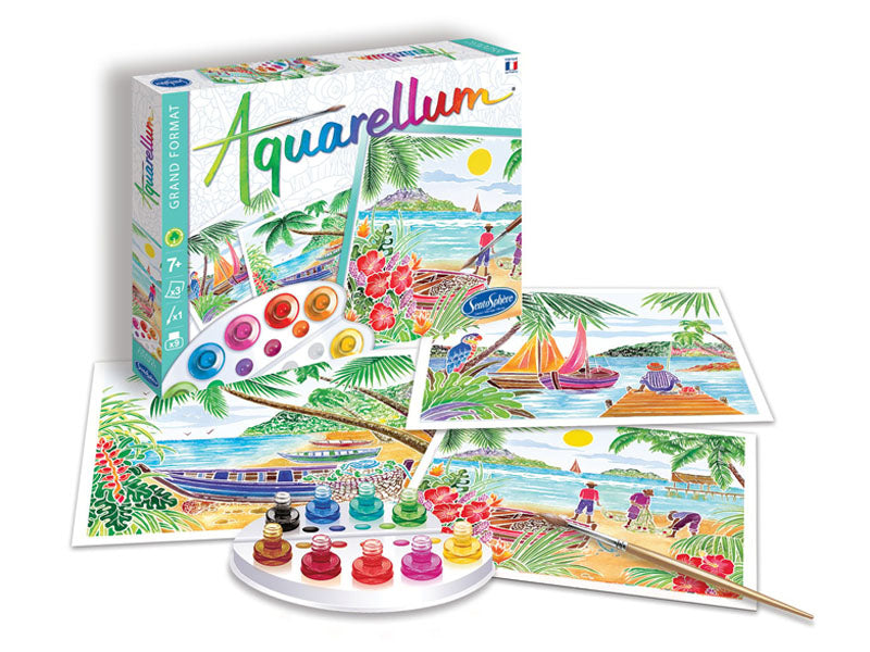 Achat Coffret Aquarellum - Paysages tropicaux