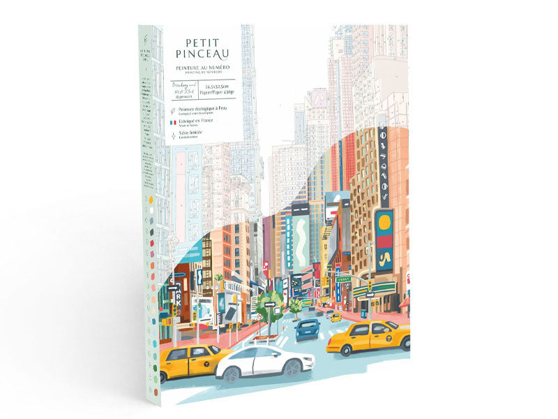 Achat Coffret peinture au numéro - Petit Pinceau - Broadway and West 53RD par Grace Helmer