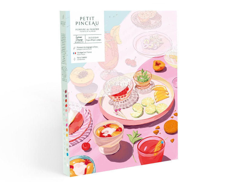 Achat Coffret peinture au numéro - Petit Pinceau - Summer Dreams par Sun Lee