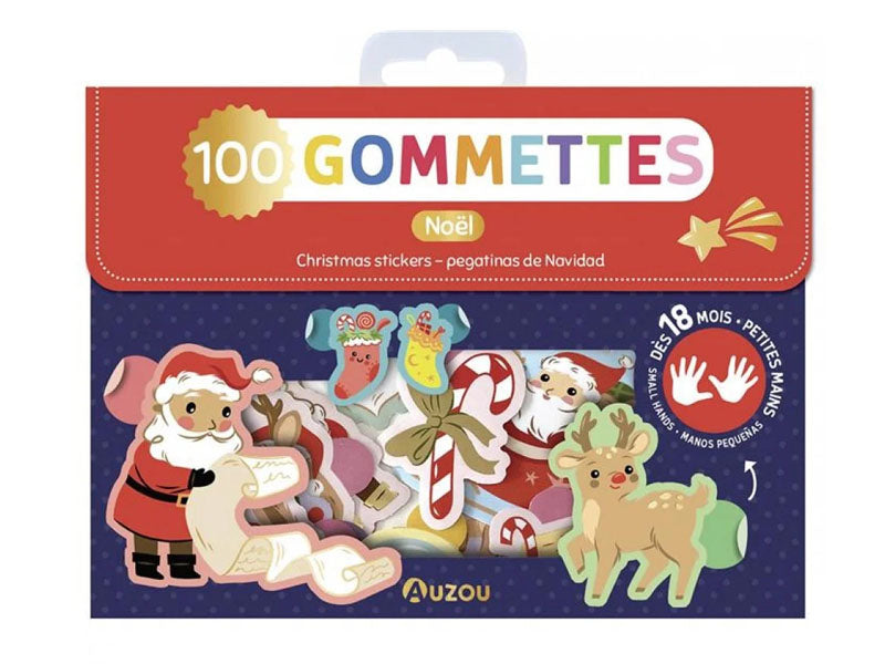 Achat Pochette de gommettes - 100 gommettes - Noël