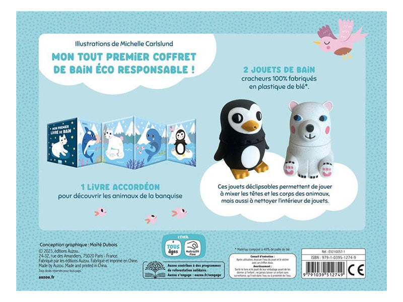 Achat Premier livre de bain - Mon premier coffret de bain éco-responsable