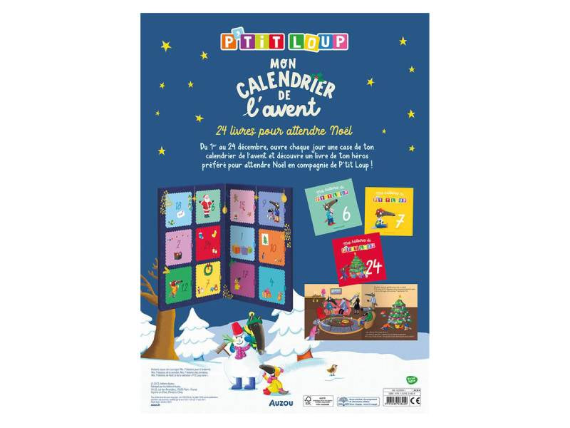 Achat Calendrier de l'avent P'tit loup - 24 livres avant Noël