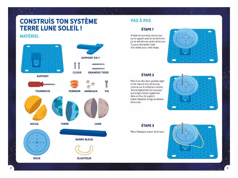 achat Coffret d'activités - Mon système terre lune soleil - En route pour l'espace !